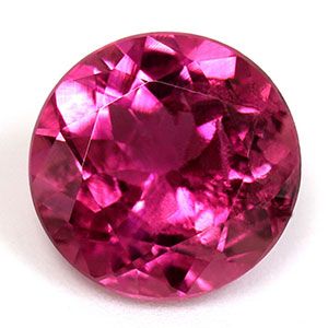 Turmalin 1,61 ct, różowy, szlif okrągły