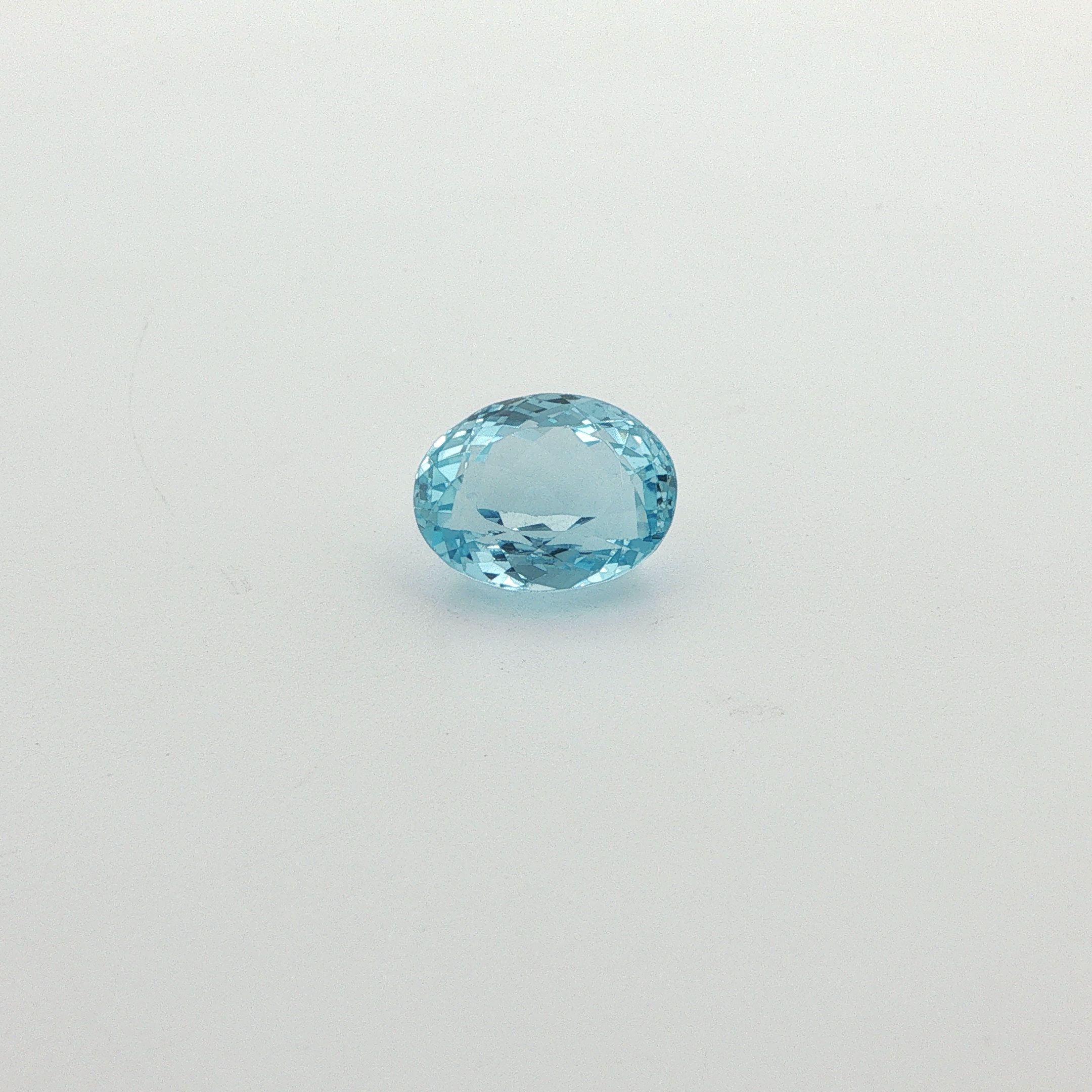 5.1 ct Oval aquamarine
