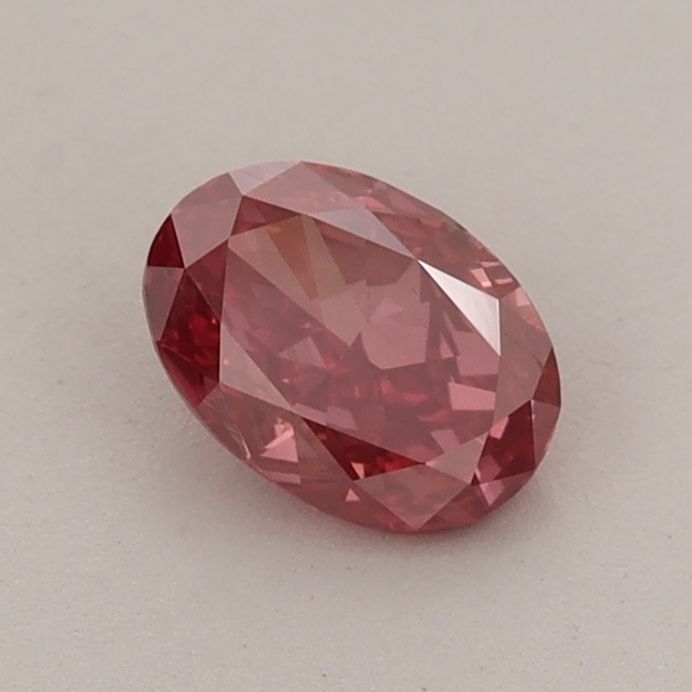 0.59 CT Fancy Vivid Pink OVAL