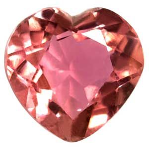Turmalin 1,58 ct, różowy, szlif serce