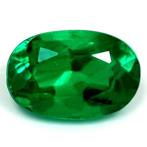 Szmaragd 1,51 ct, zielony, szlif owalny