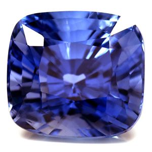 Szafir 14,02 ct, niebieski, szlif cushion