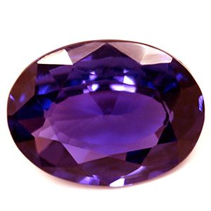 Szafir 2,53 ct, purpurowy, szlif owalny