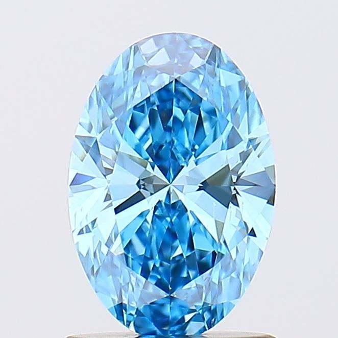 1.0 CT Fancy Vivid Blue OVAL
