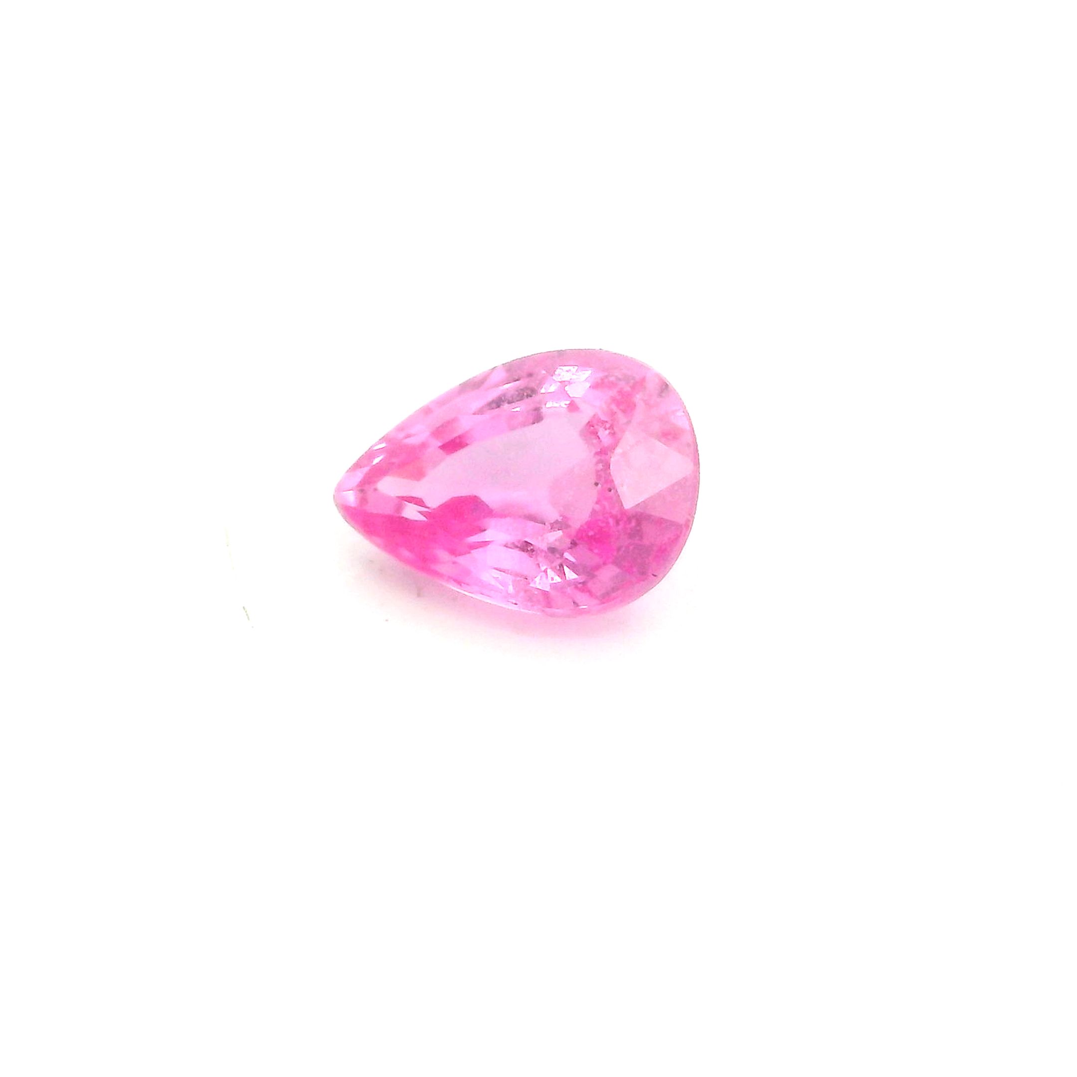 0.81 ct Pear sapphire