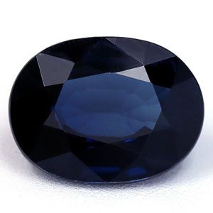 Szafir 1,66 ct, niebieski, szlif owalny