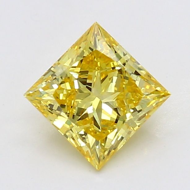 0.61 CT Fancy Vivid Yellow PRINCESS
