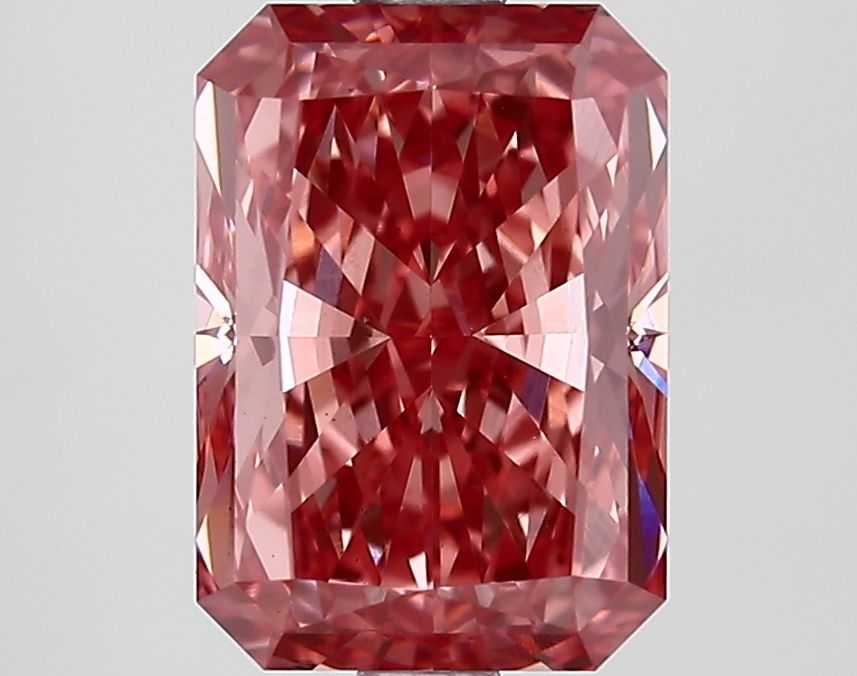 RADIANT 2.67ct Fancy Vivid Pink VS2 – EX EX FNT