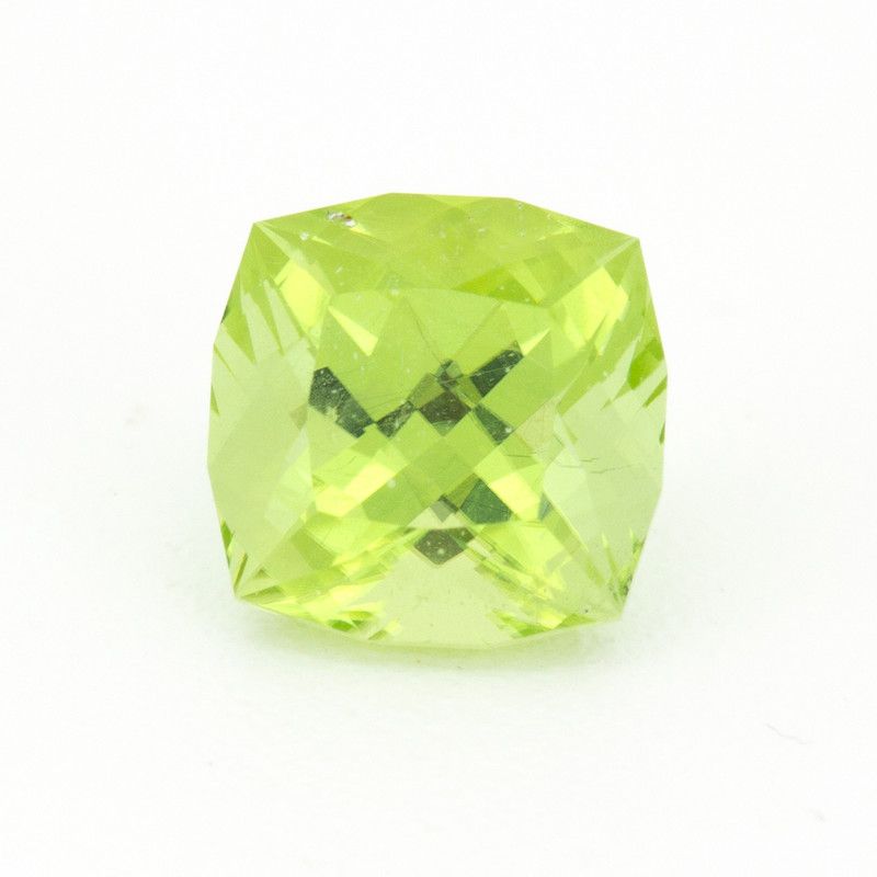 Perydot 1,73 ct, zielony, szlif kwadratowy