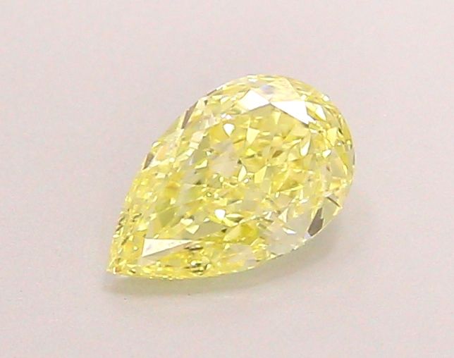 0.52 CT Fancy Yellow PEAR