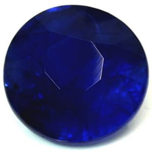 Szafir 1,73 ct, niebieski, szlif okrągły