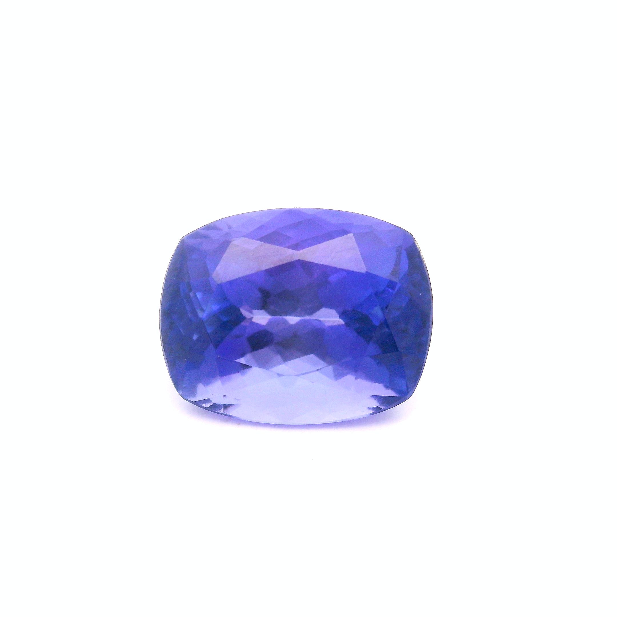3.86 ct Cushion Tanzanite