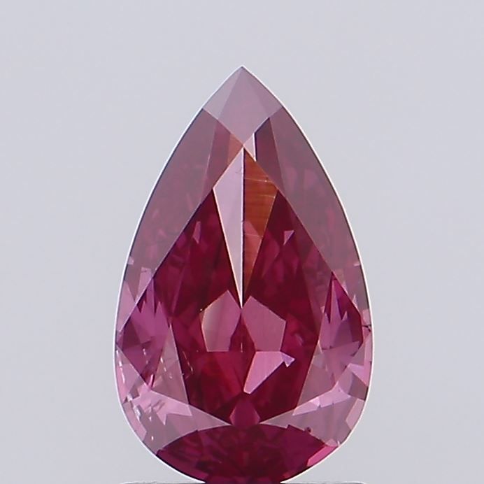 1.23 CT Fancy Vivid Pink PEAR