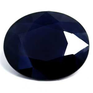Szafir 6,10 ct, niebieski, szlif owalny