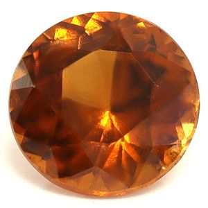 Granat 2,68 ct, pomarańczowy, szlif okrągły
