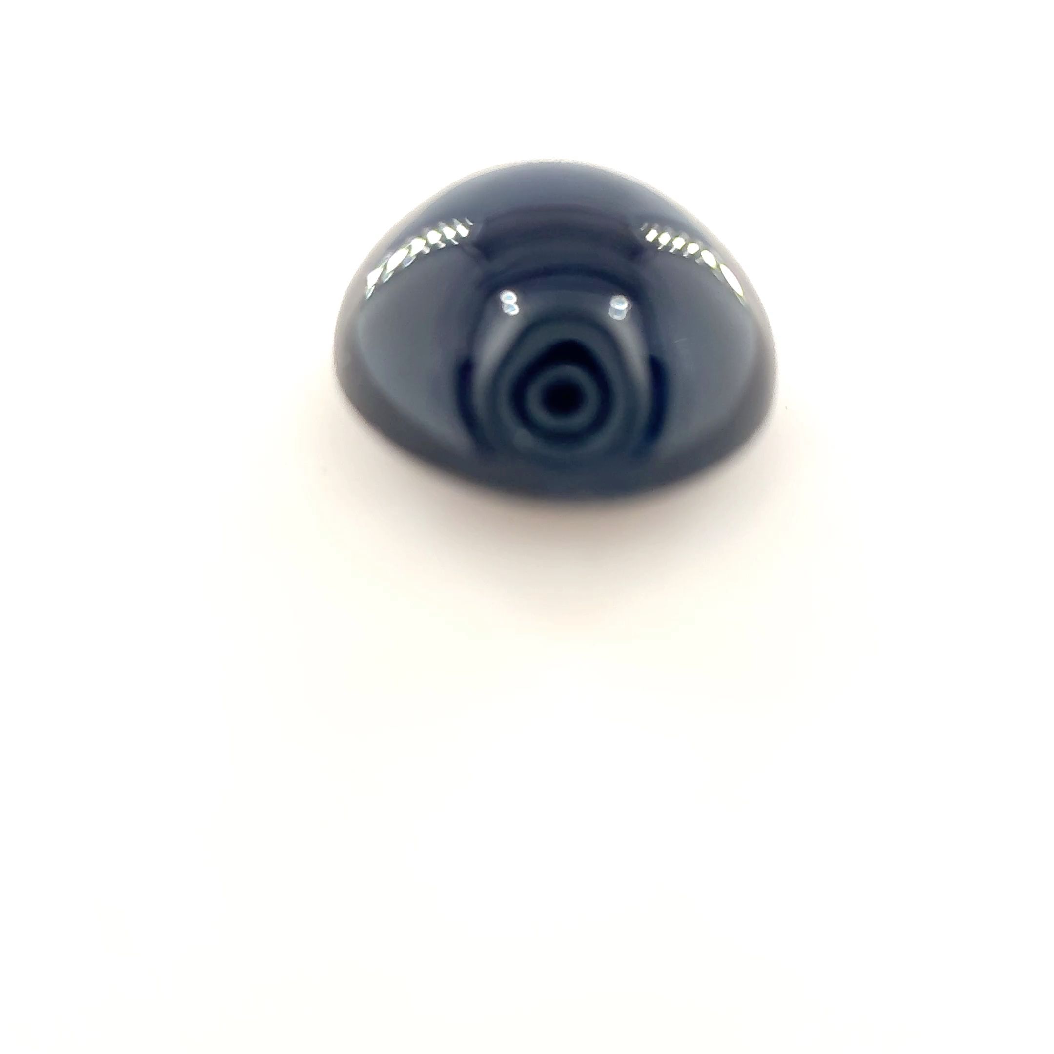 Szafir 3,50 ct, niebieski, kaboszon
