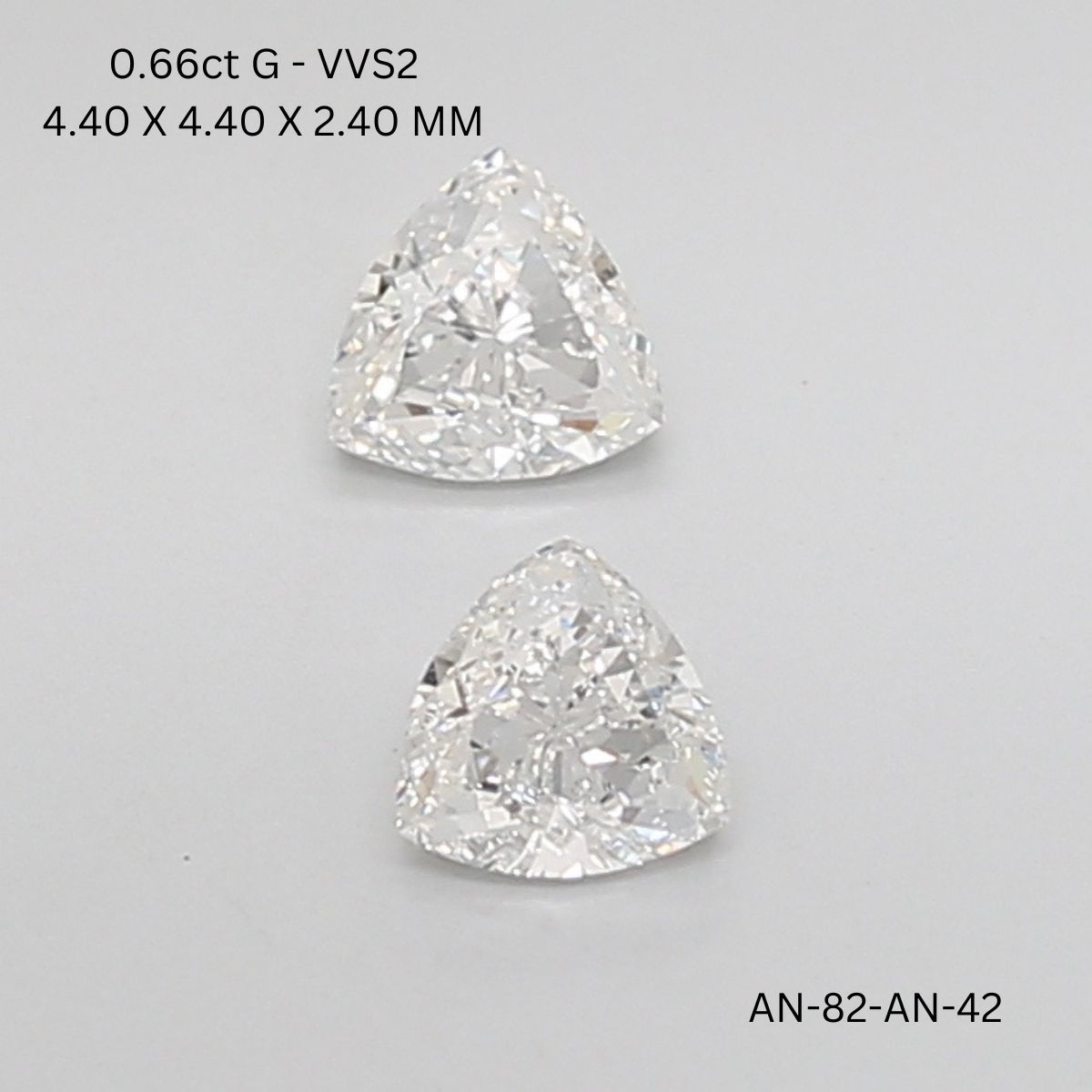 Prírodný diamant trillion,...