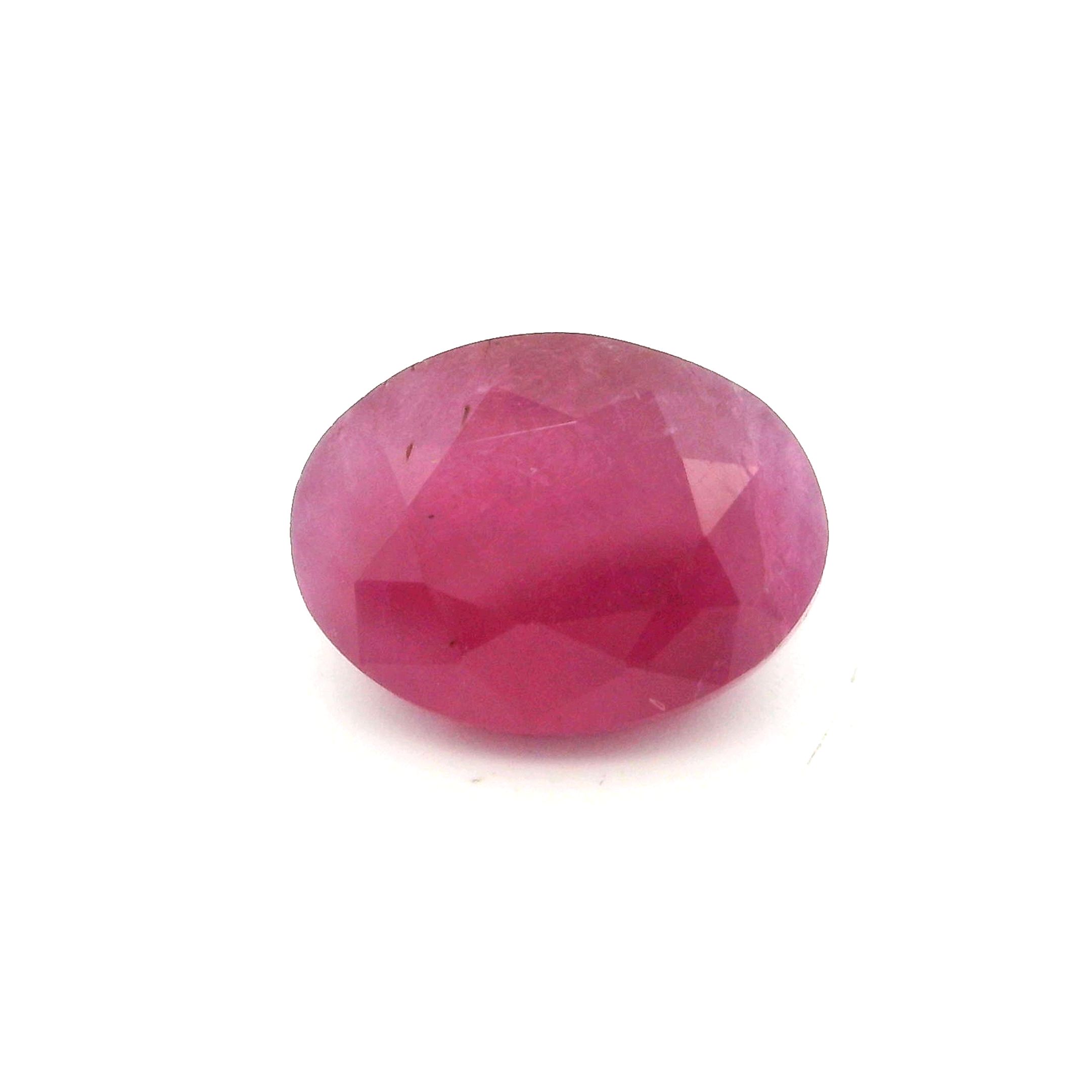 Rubin 3,00 ct, czerwony, szlif owalny