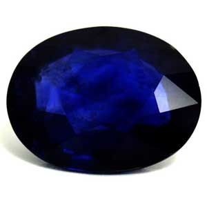 Szafir 1,95 ct, niebieski, szlif owalny
