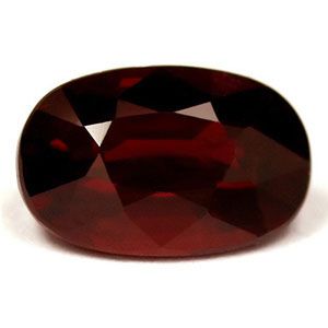 Rubin 1,55 ct, czerwony, szlif owalny