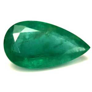 Szmaragd 7,23 ct, zielony, szlif gruszka