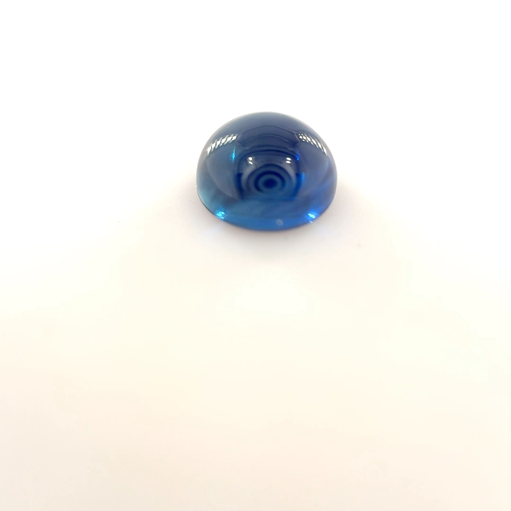 Szafir 1,25 ct, niebieski, kaboszon