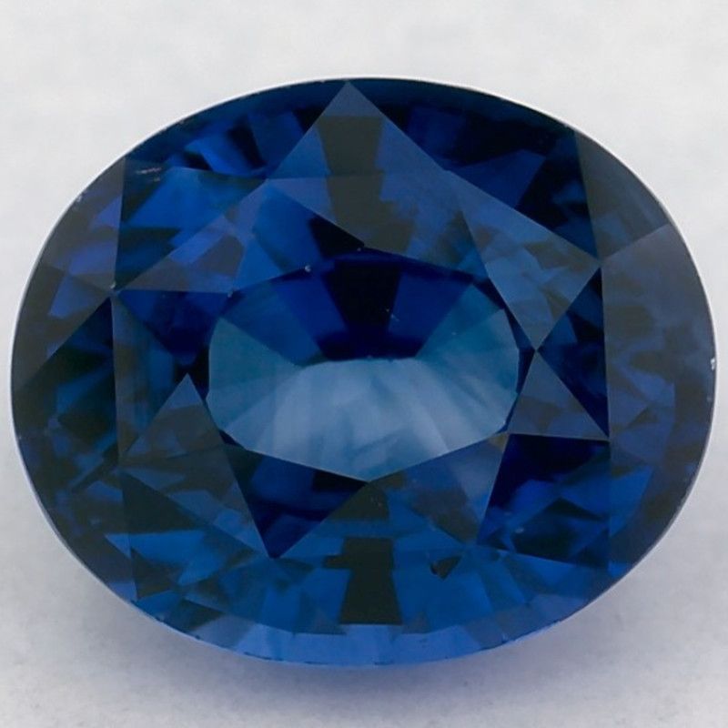 Szafir 1,49 ct, niebieski, szlif owalny