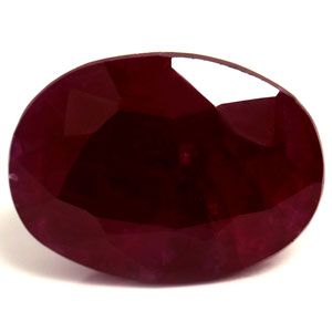 RUBY FACETED 4.97ct RED Deep Red MI REST_OF_AFRICA NONE