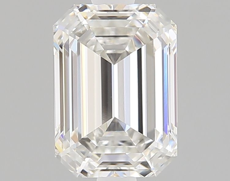 Diamant Émeraude 1.58 ct - Couleur F - Pureté VVS2
