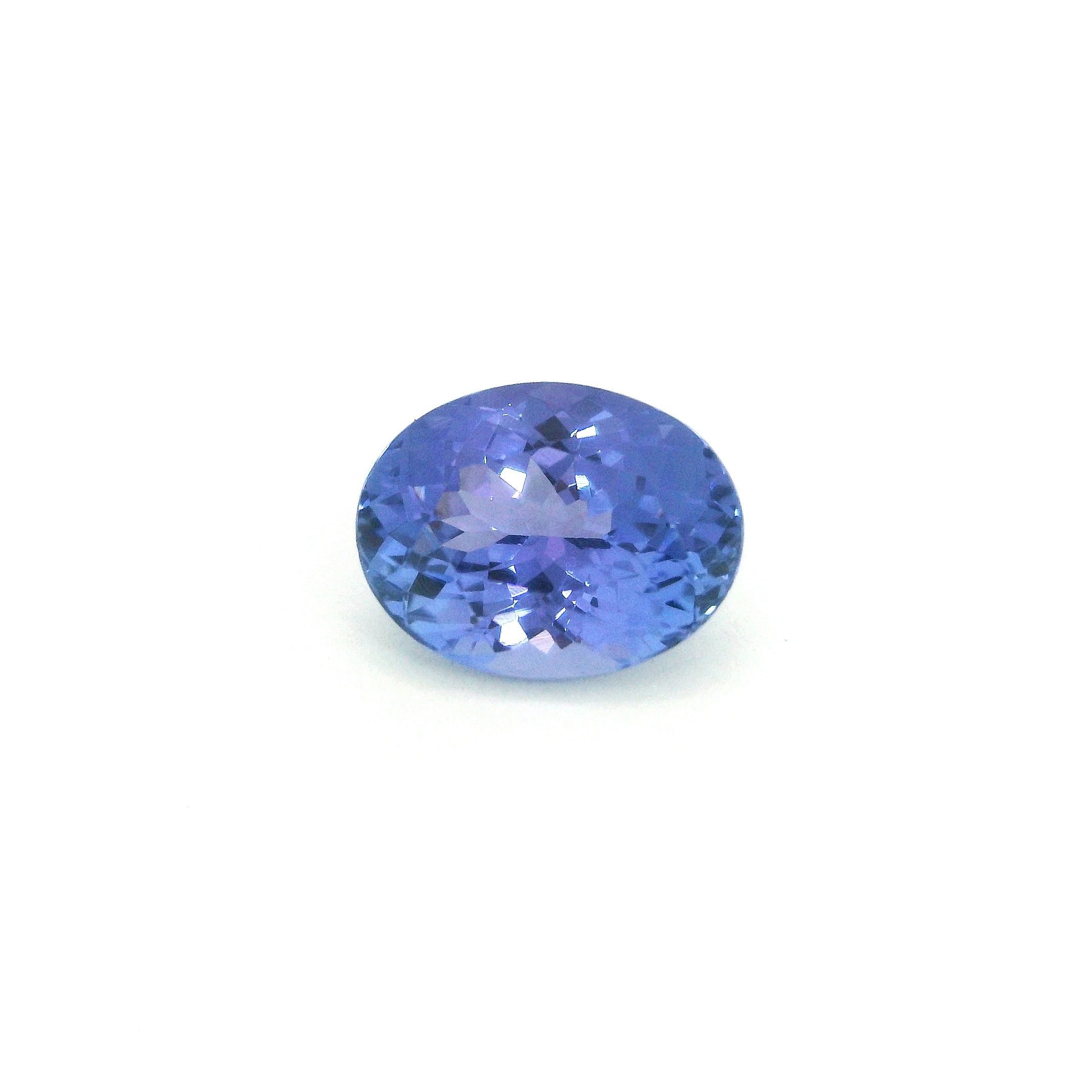 Tanzanit 2,09 ct, fioletowy, szlif owalny