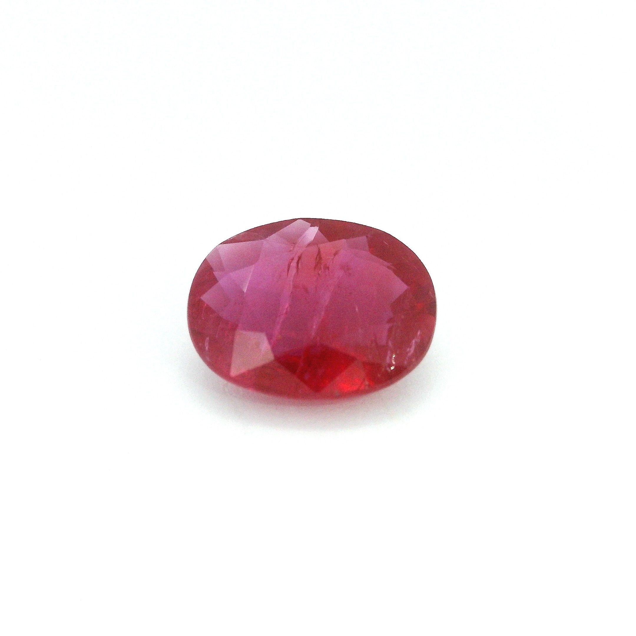 Rubin 3,50 ct, czerwony, szlif owalny