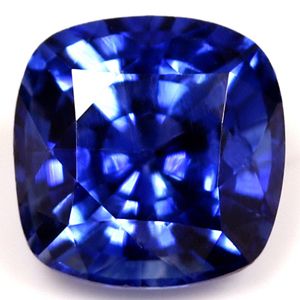 SAPPHIRE FACETED 1.28ct BLUE Intense Blue SI SRILANKA HEATED