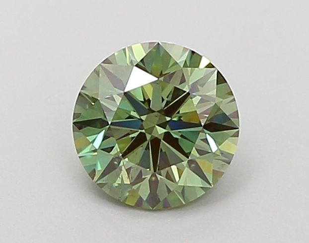 0.98 CT Fancy Vivid Green ROUND