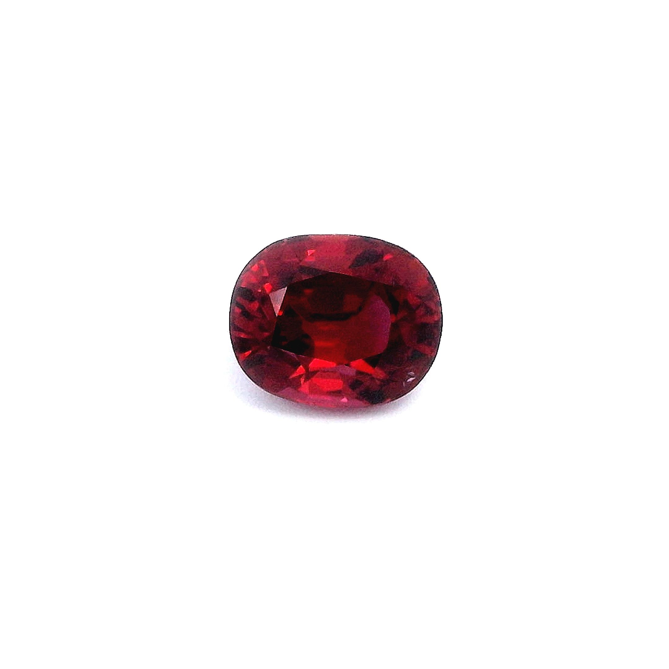 1.01 ct Oval ruby