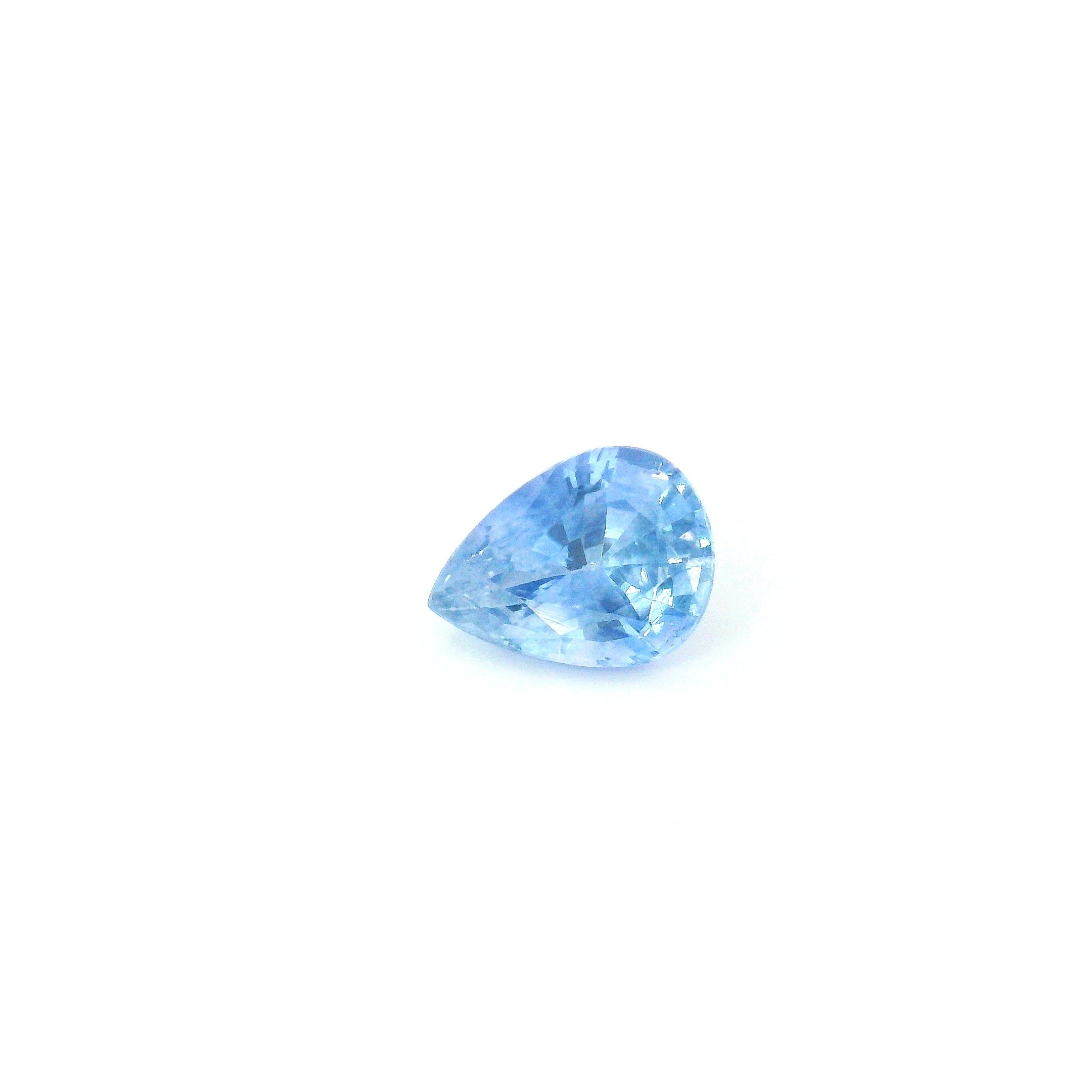 0.87 ct Pear sapphire