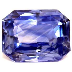 Szafir 1,49 ct, niebieski, szlif szmaragdowy