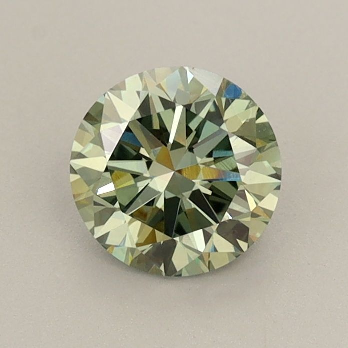 0.79 CT Fancy Vivid Green ROUND