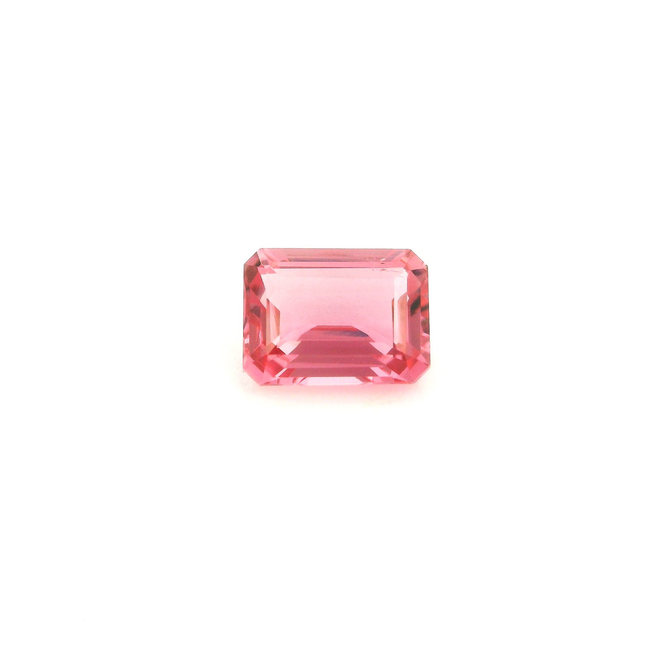 Turmalin 1,50 ct, różowy, szlif ośmiokątny