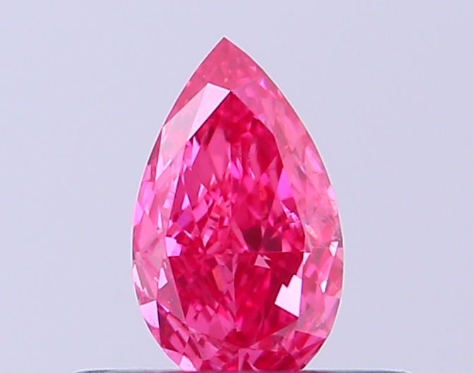 0.25 CT Fancy Vivid Pink PEAR