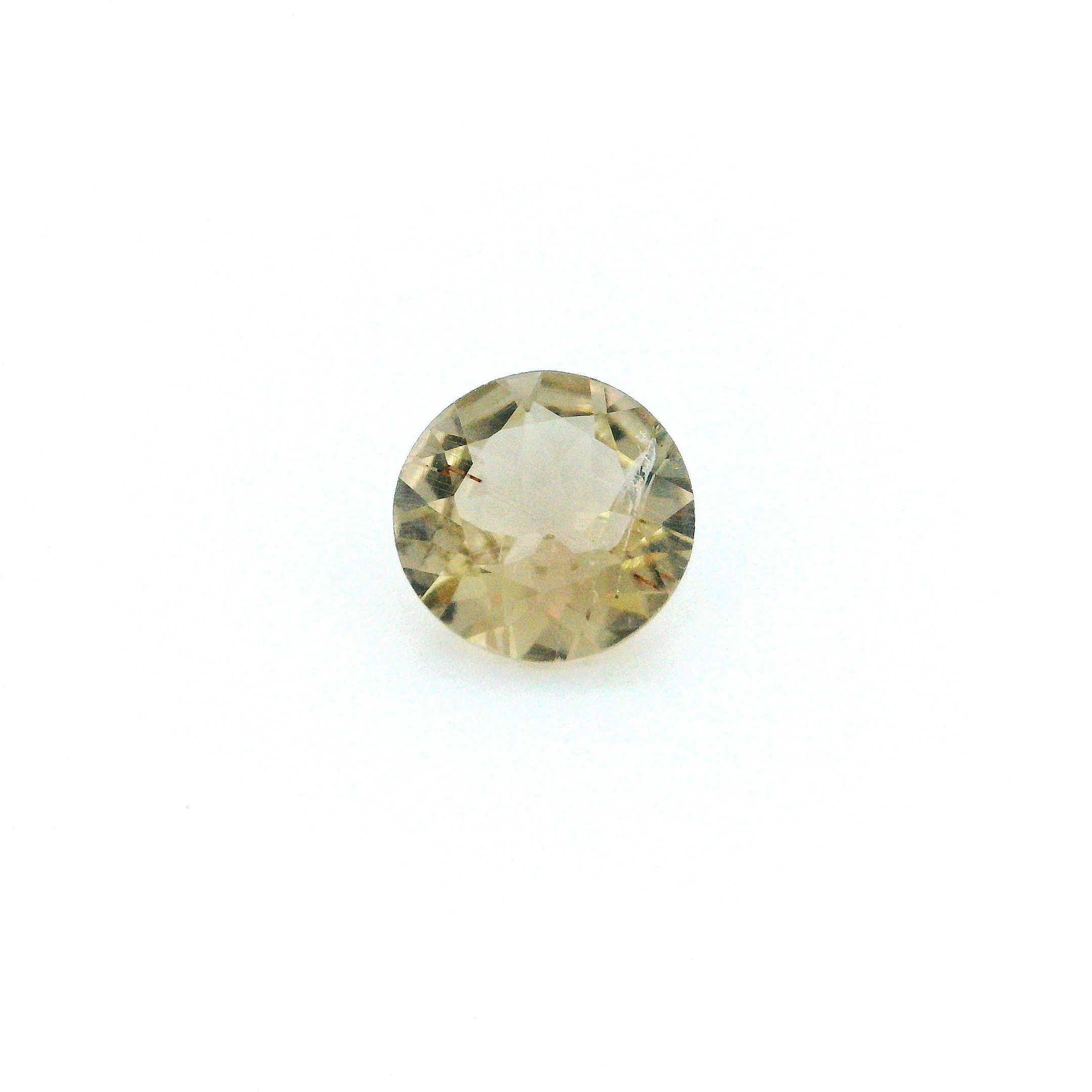 Turmalin 1,15 ct, żółty, szlif okrągły