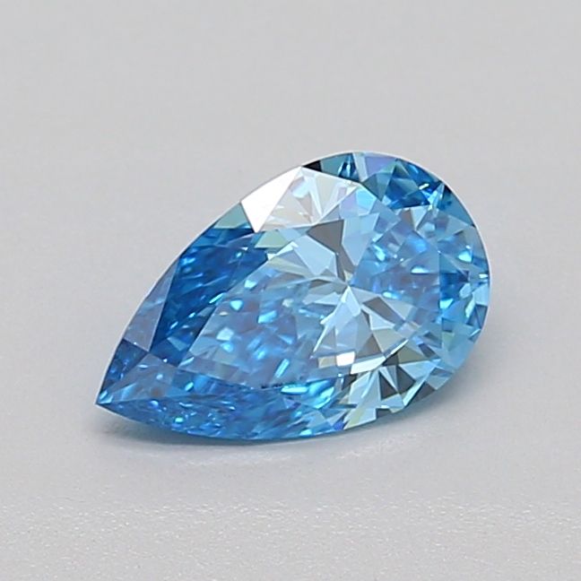 0.62 CT Fancy Intense Blue PEAR