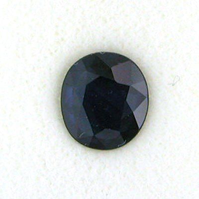 1.56 Carat Blue Oval Sapphire