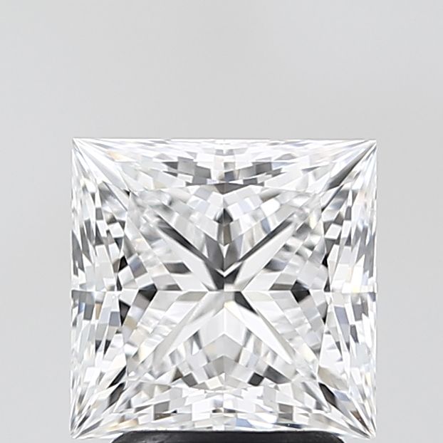 2.61 Carat D VVS2 Princess Lab Diamond