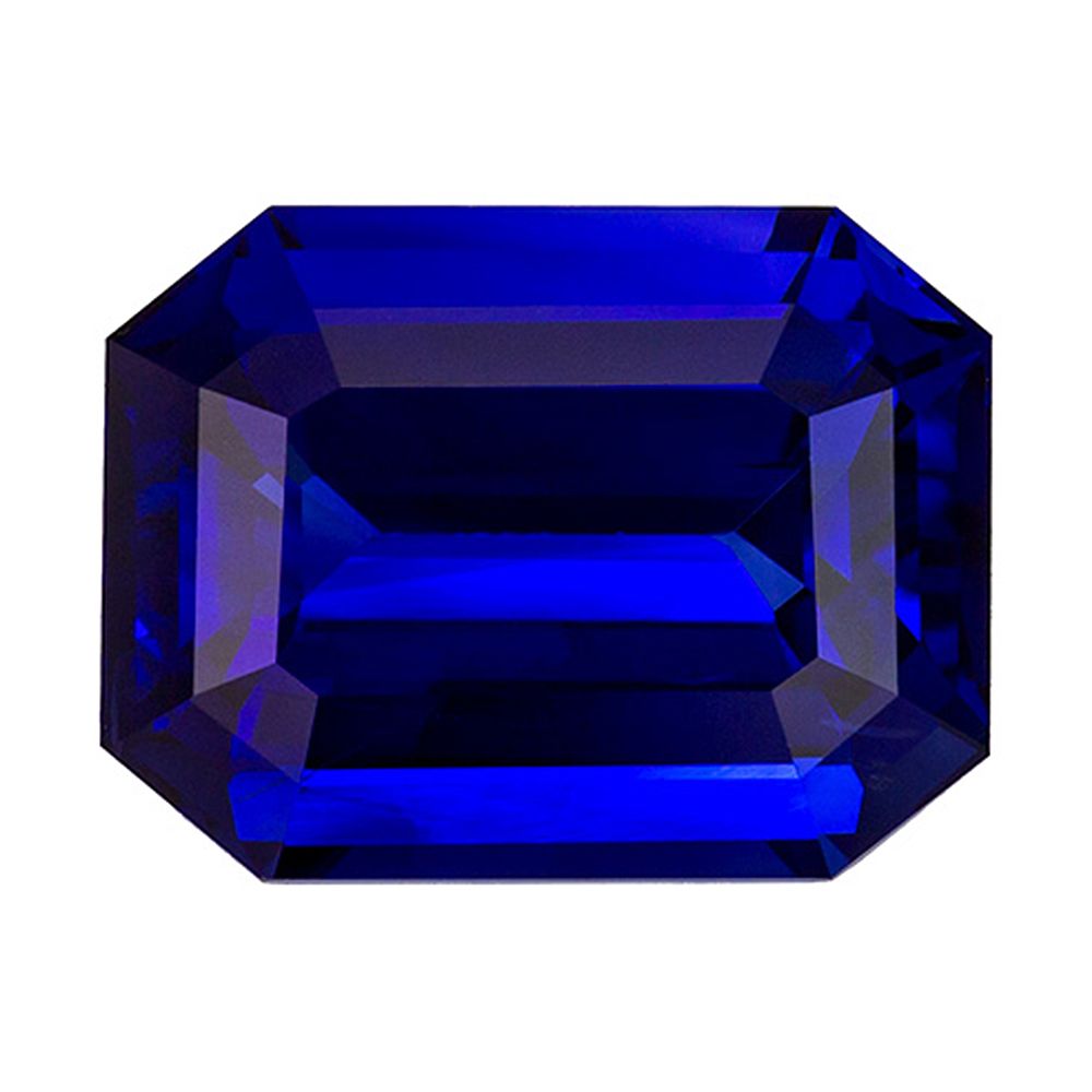 SAPPHIRE FACETED 5.29ct BLUE SI SRILANKA HEATED