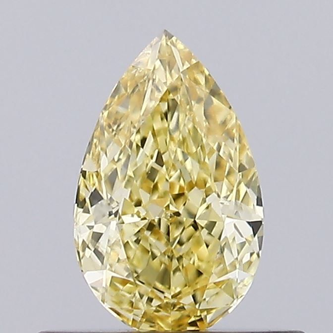 0.49 CT Fancy Intense Yellow PEAR