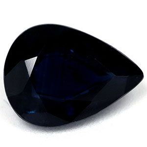 SAPPHIRE FACETED 1.19ct BLUE Navy Blue MI AUSTRALIA HEATED