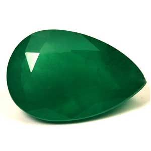 Szmaragd 2,46 ct, zielony, szlif gruszka