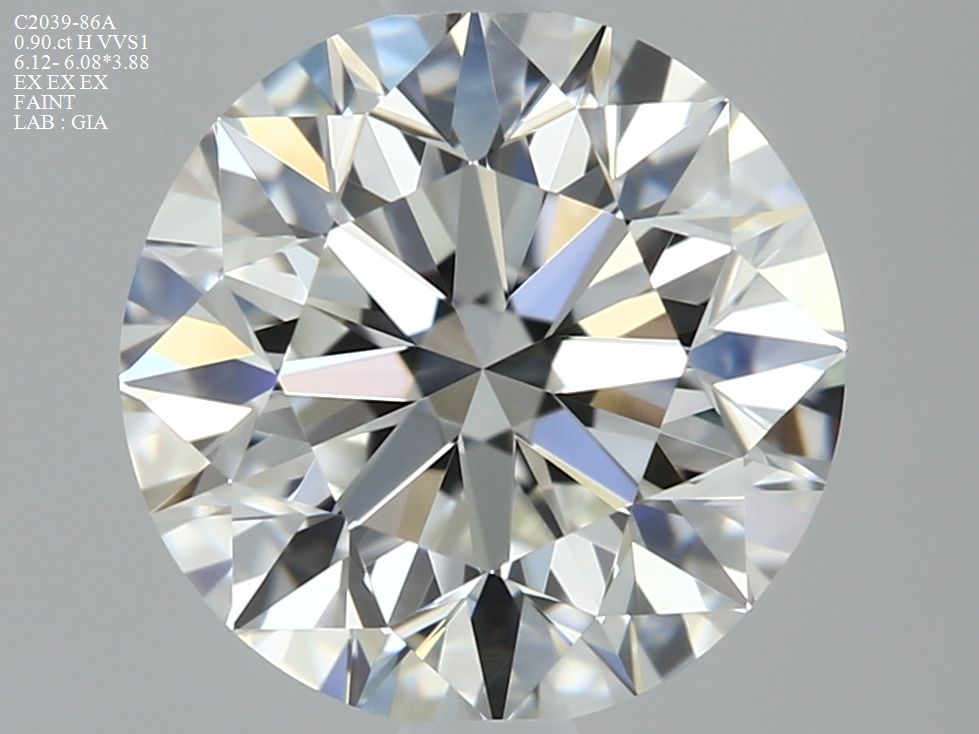 Prírodný diamant okrúhly...