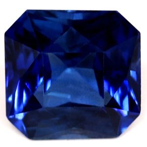 SAPPHIRE FACETED 1.51ct BLUE Intense Blue EC SRILANKA HEATED