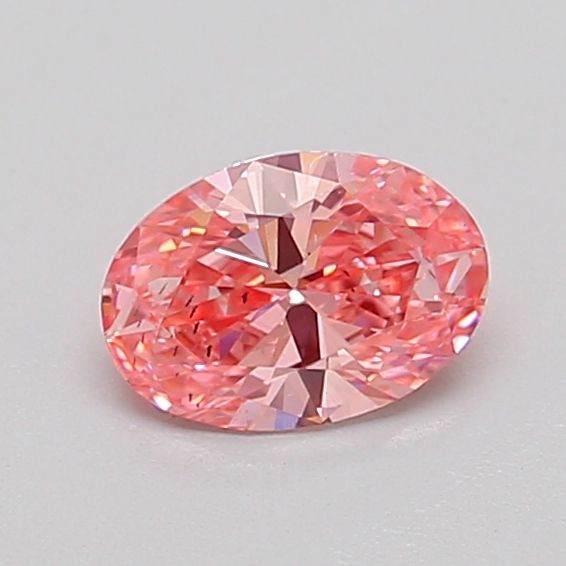 0.53 CT Fancy Intense Pink OVAL